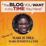 Marcie Hill of MarcieWrites.com