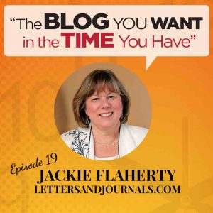 Jackie Flaherty of lettersandjournals.com
