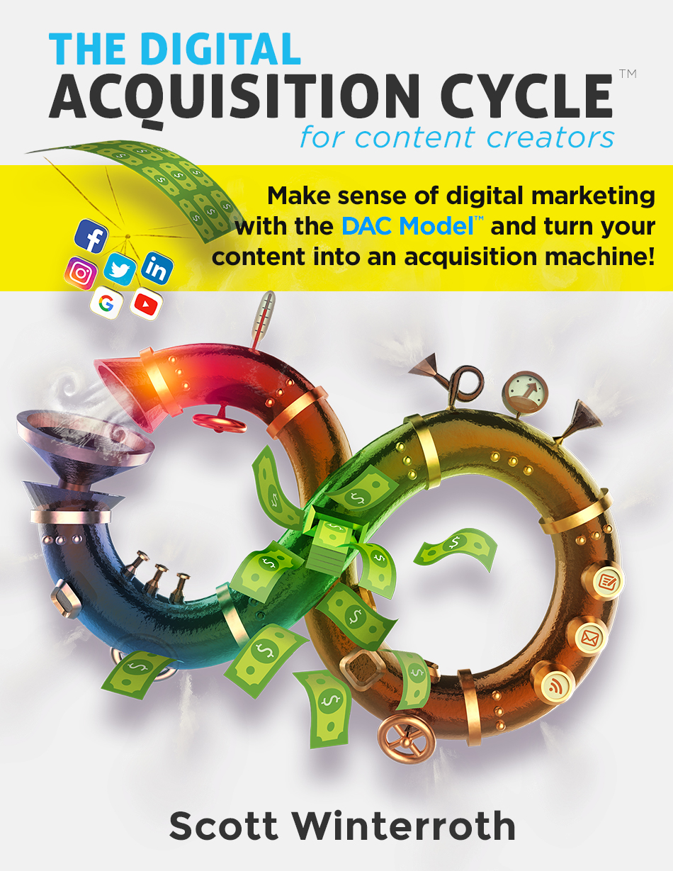 The Digital Acquisition Cycle for Content Creators Book by Scott Winterroth